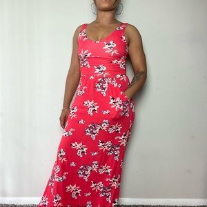 St. Tropez Floral Maxi Stretch Sundress